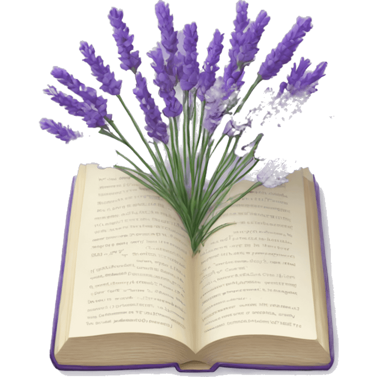 Lavender book emoji