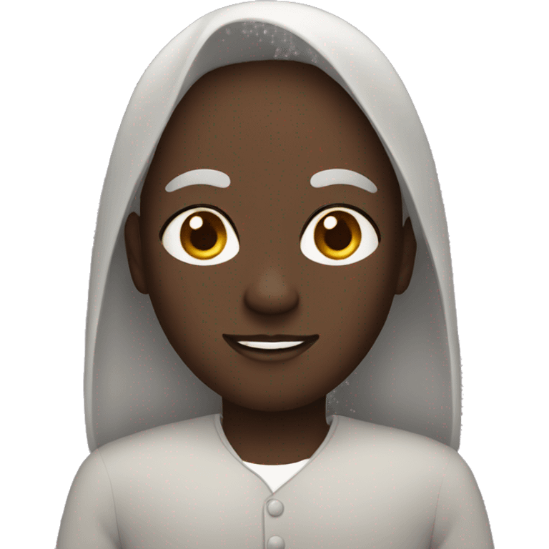 Hamodi with dark skin  emoji