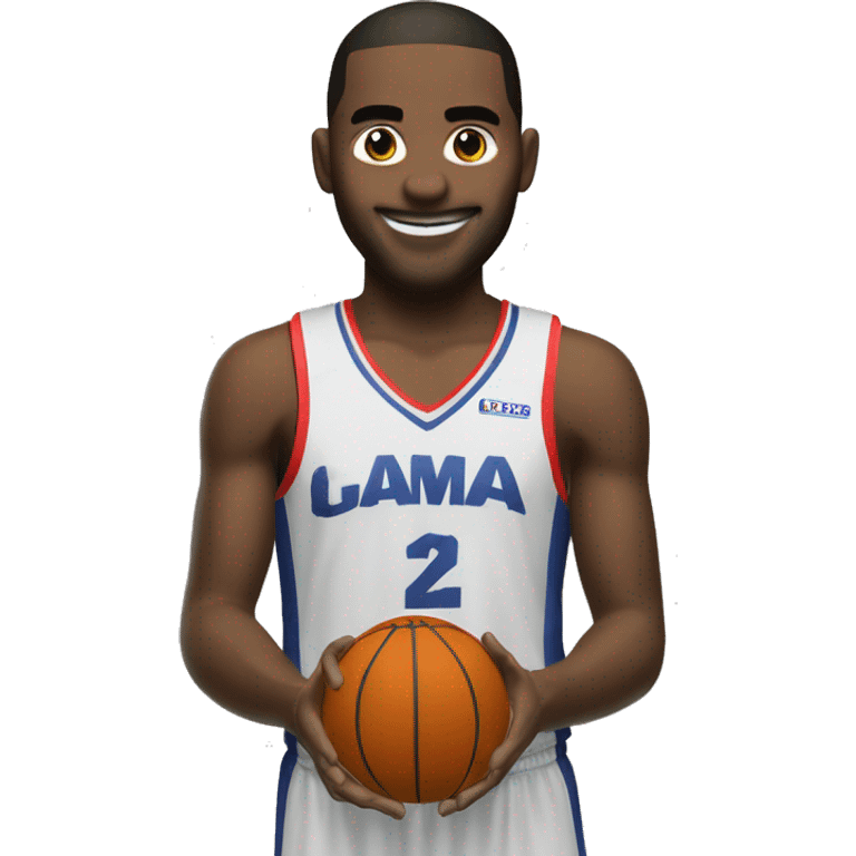 maillot de basket numéro 12 emoji