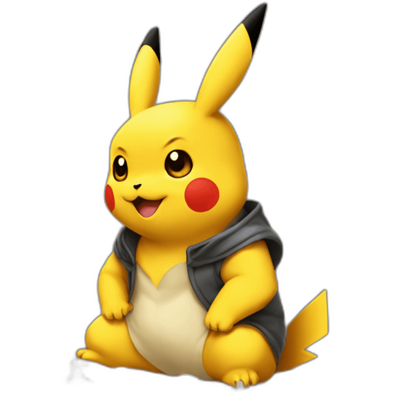 PIKACHU PLAYING CHESS emoji