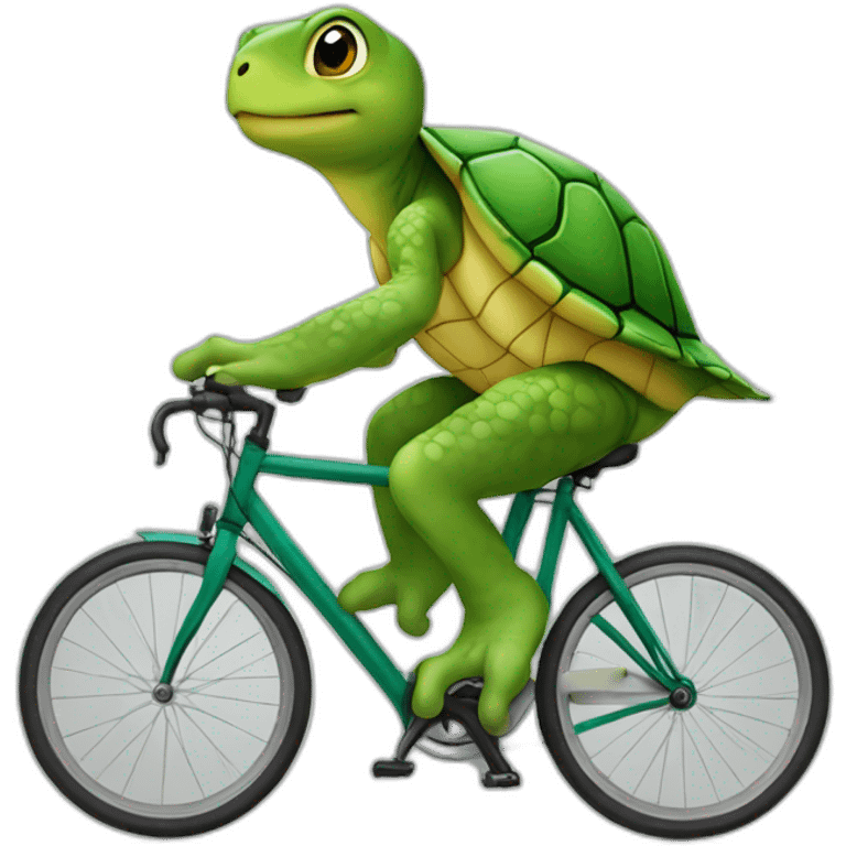 TORTUE SUR VELO emoji