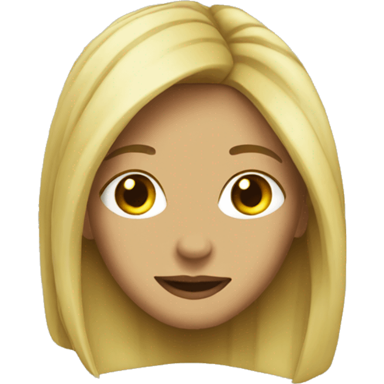 Weed blonde girl  emoji