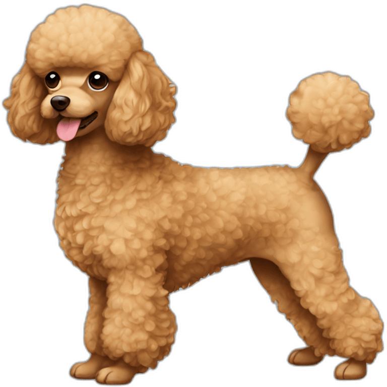 toy-poodle-standing emoji