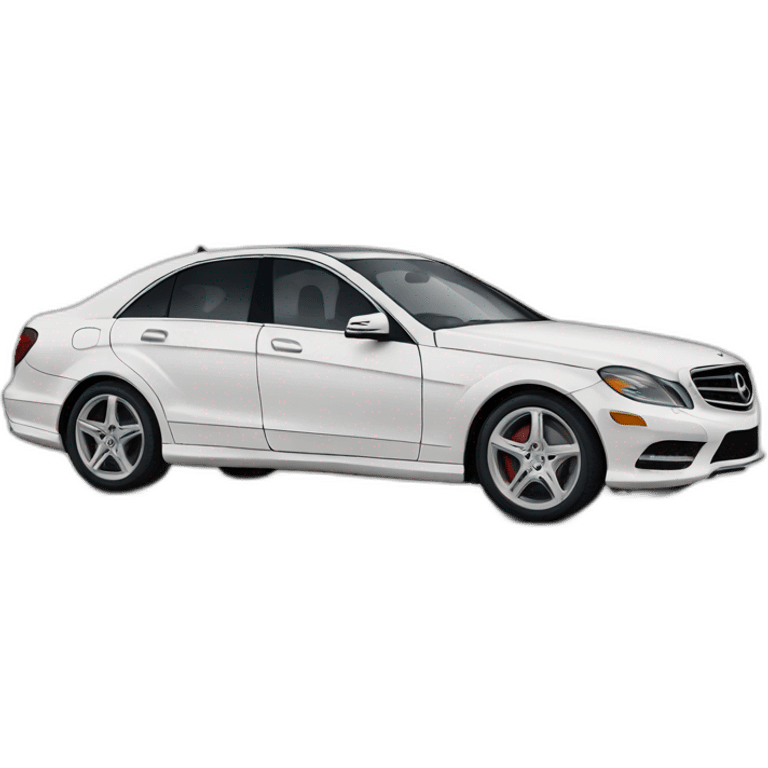 White Car Mercedes emoji