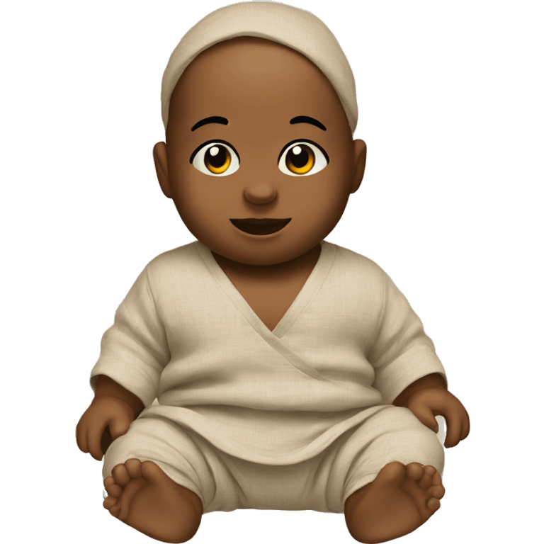 baby in a linen emoji