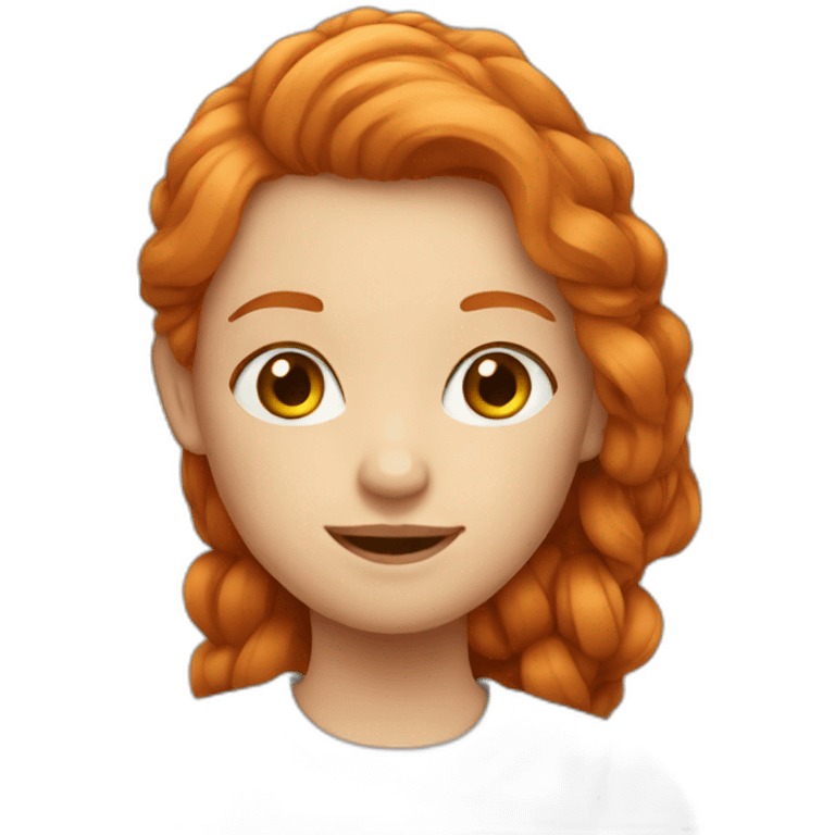 ginger girl emoji