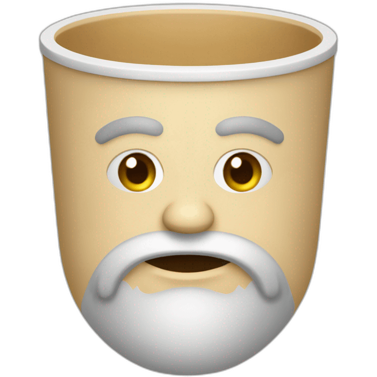 Plato vaso tenedor emoji