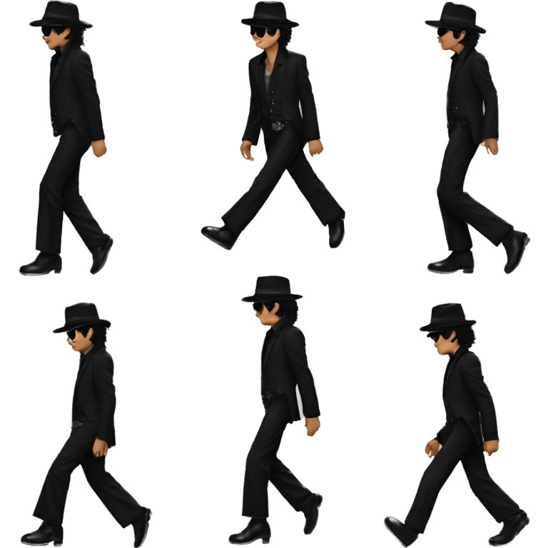 Michael jackson moonwalk  emoji