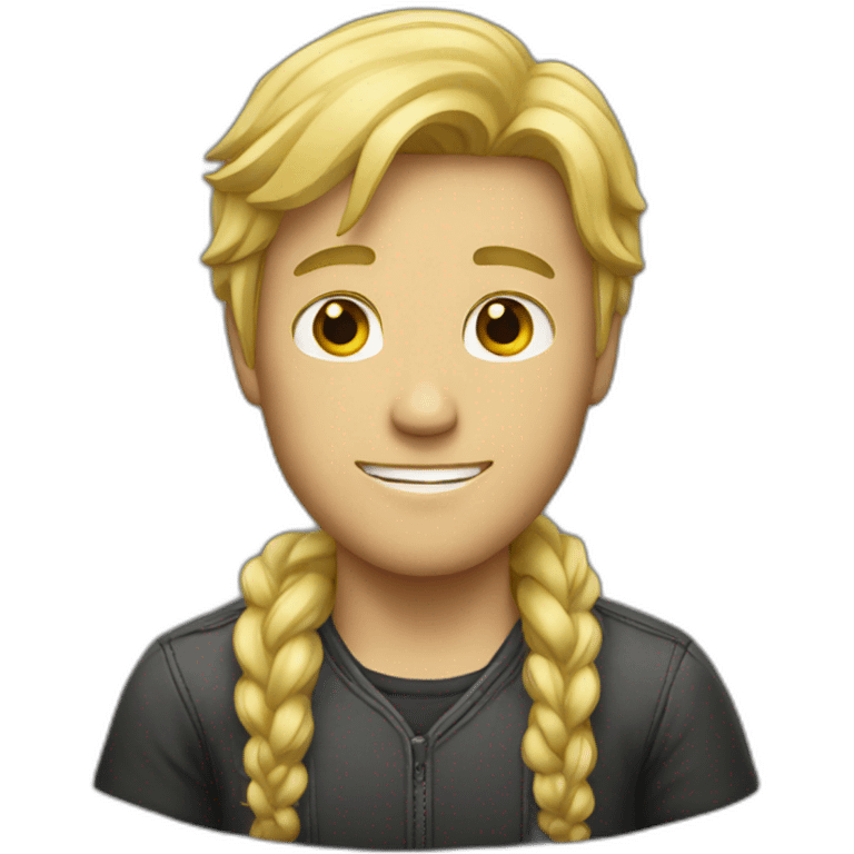 blond guy emoji