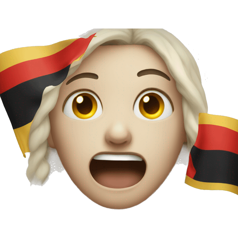 german flag crying emoji emoji