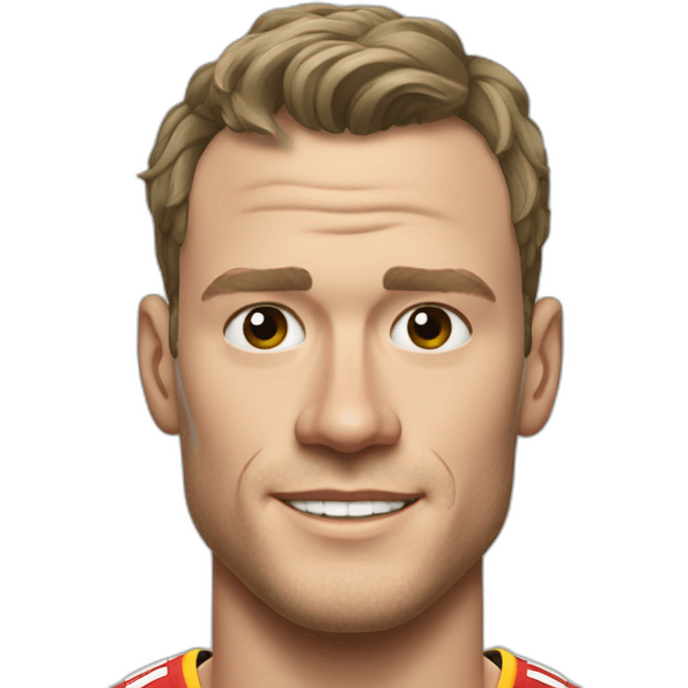 Jonathan Toews as rainbow beach bum emoji