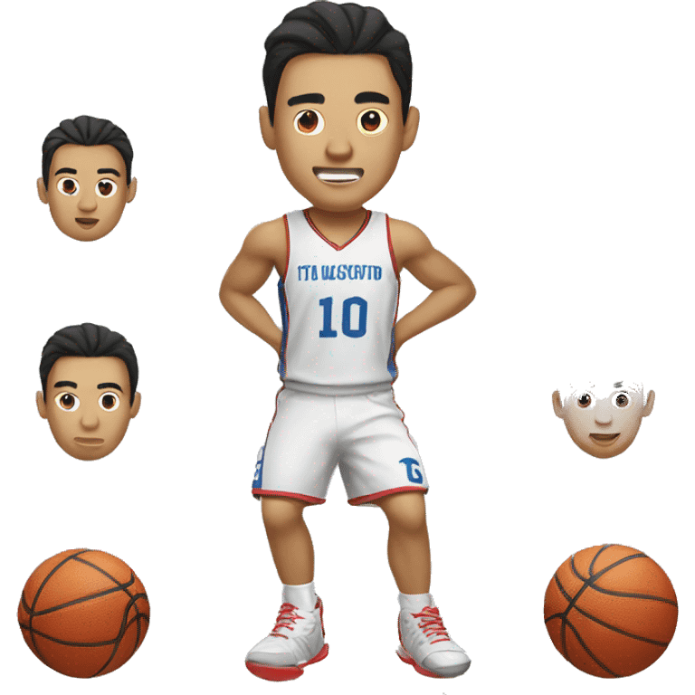  Asian basketball player  emoji