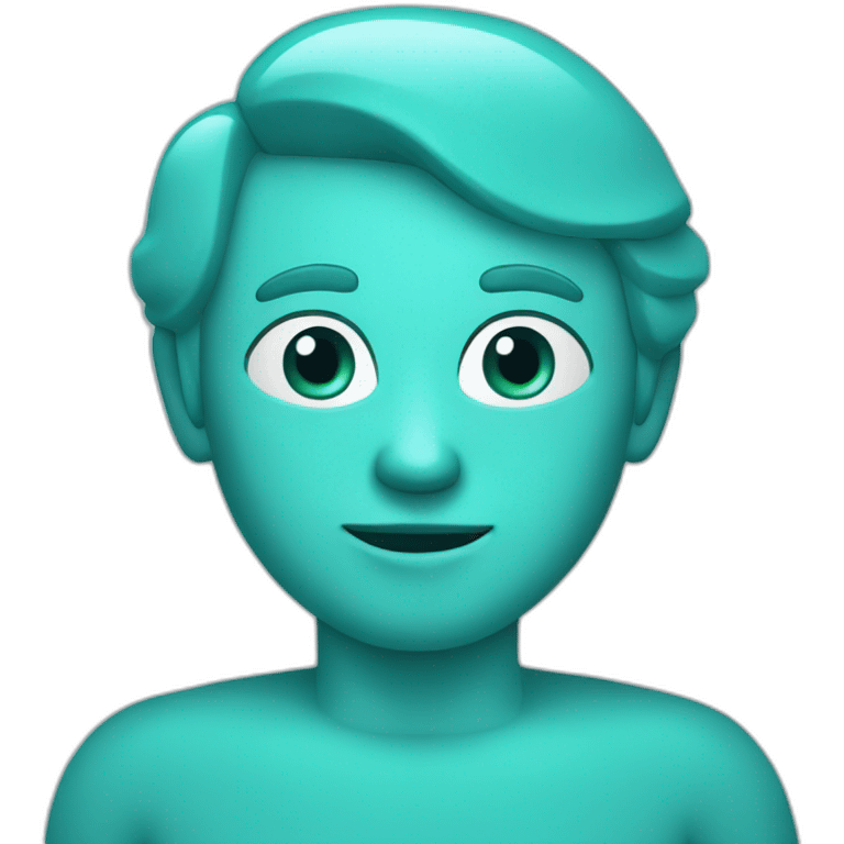 Cyan emoji