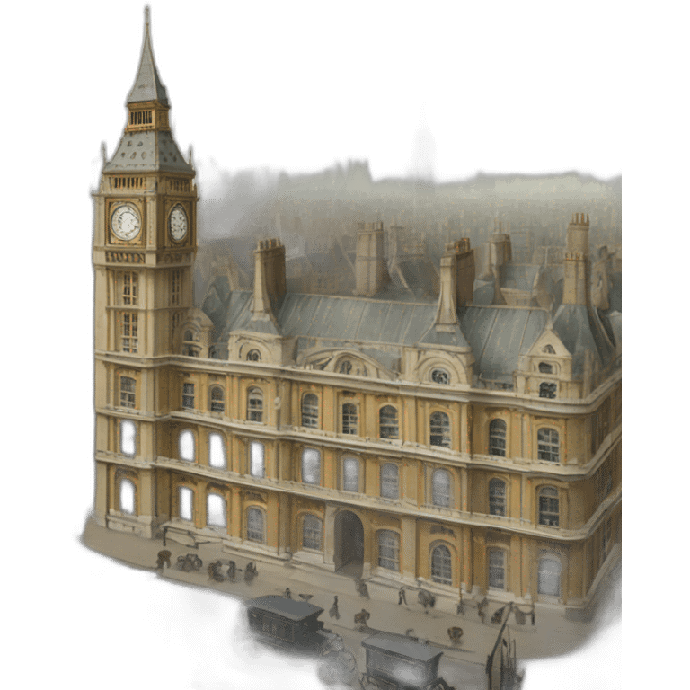 Victorian era london city emoji