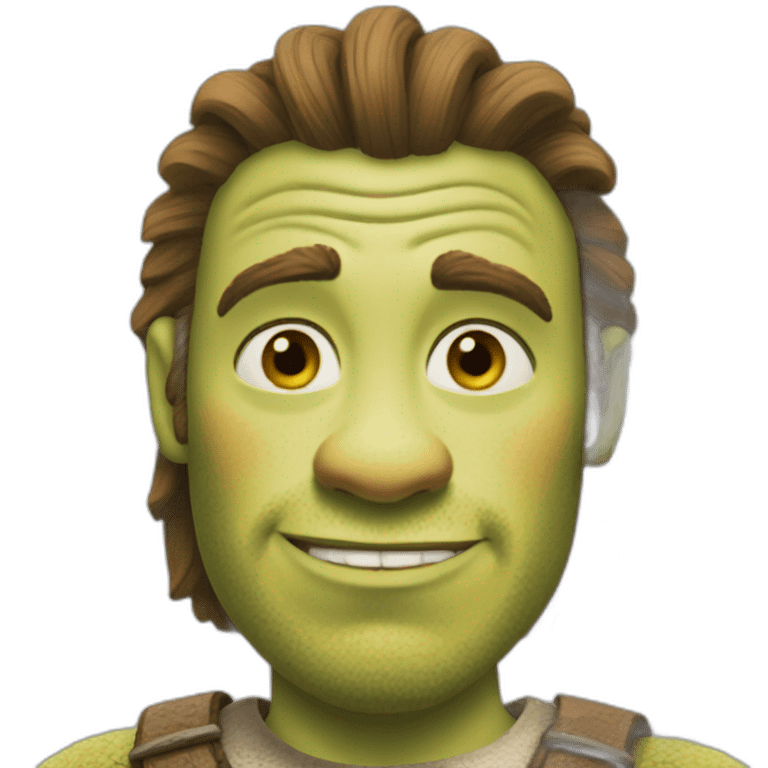 Rick Ashley as Shrek emoji