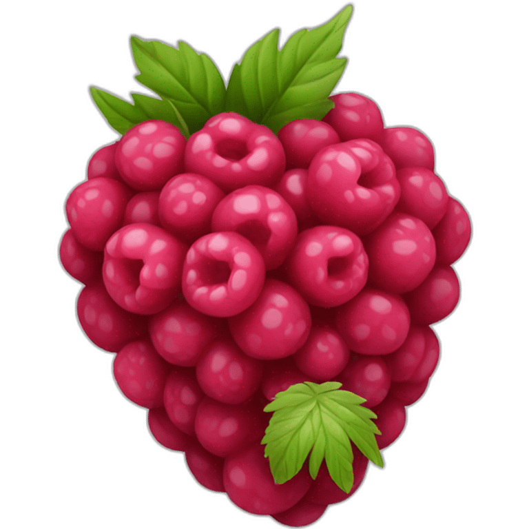 Rasberry emoji