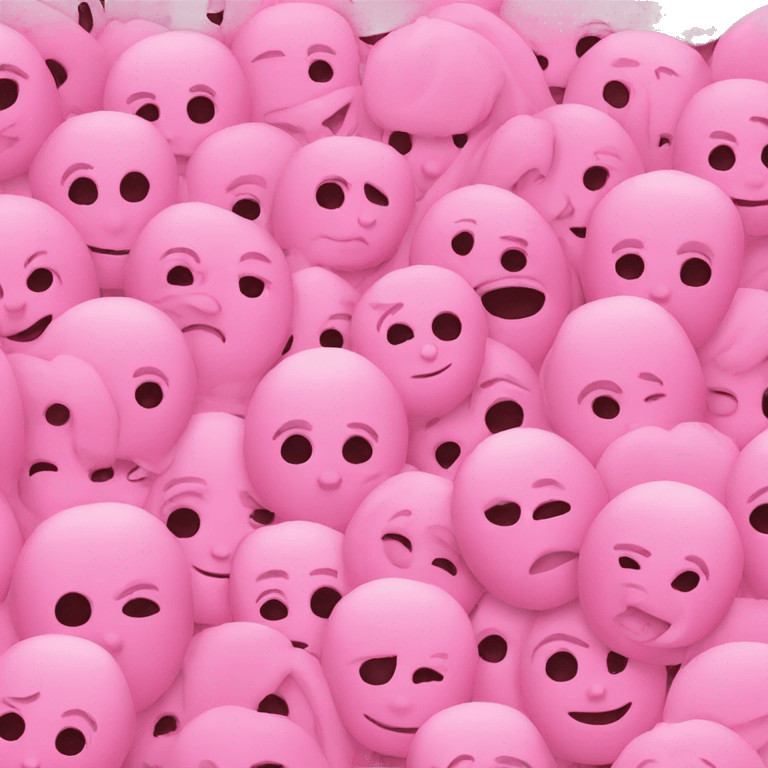 Pink aesthetic emojis emoji