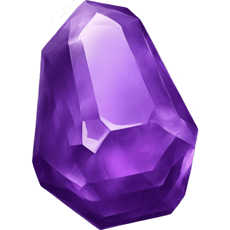 Amethyst gemstone  emoji