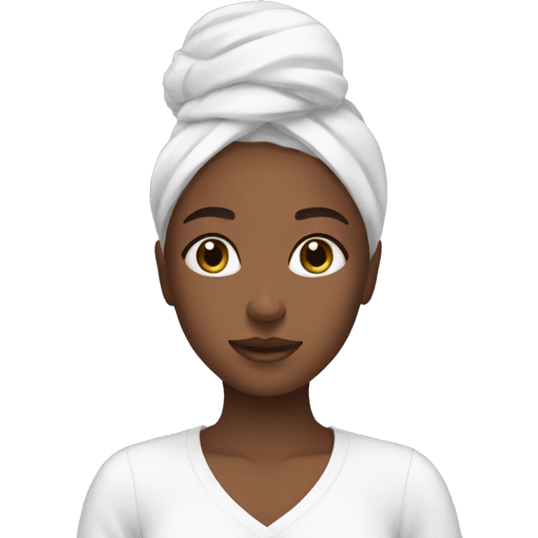 girl doing skincare emoji