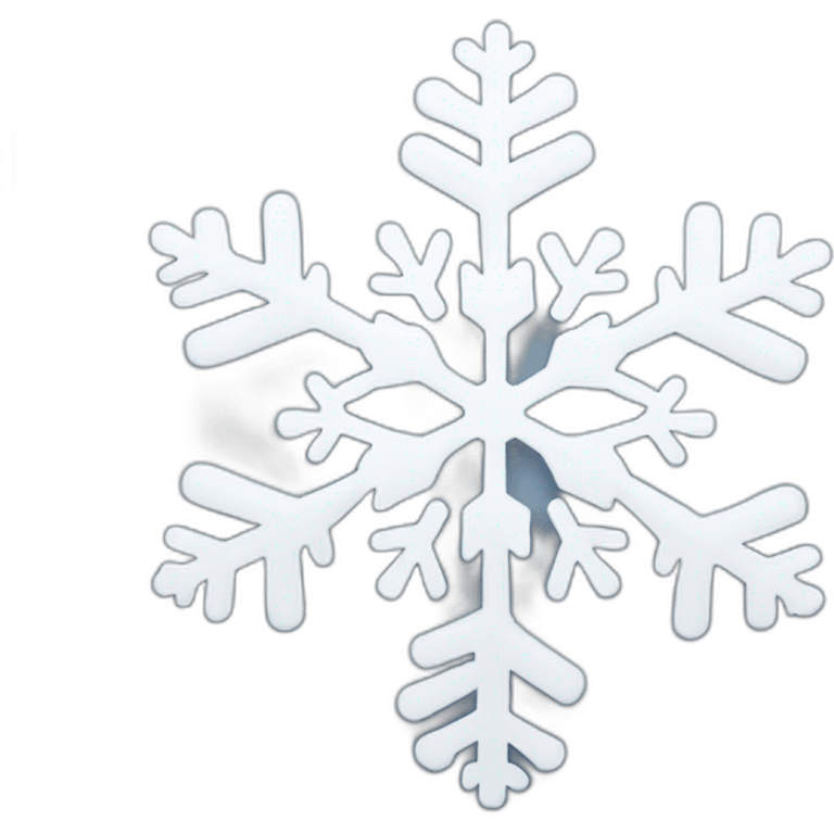 White Snowflake emoji