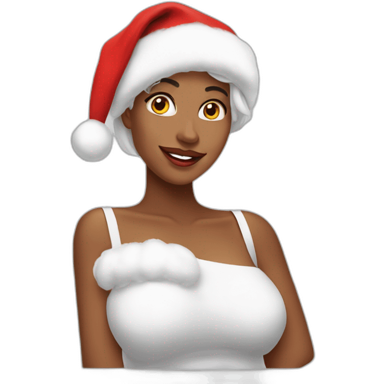 mère noel sexy emoji