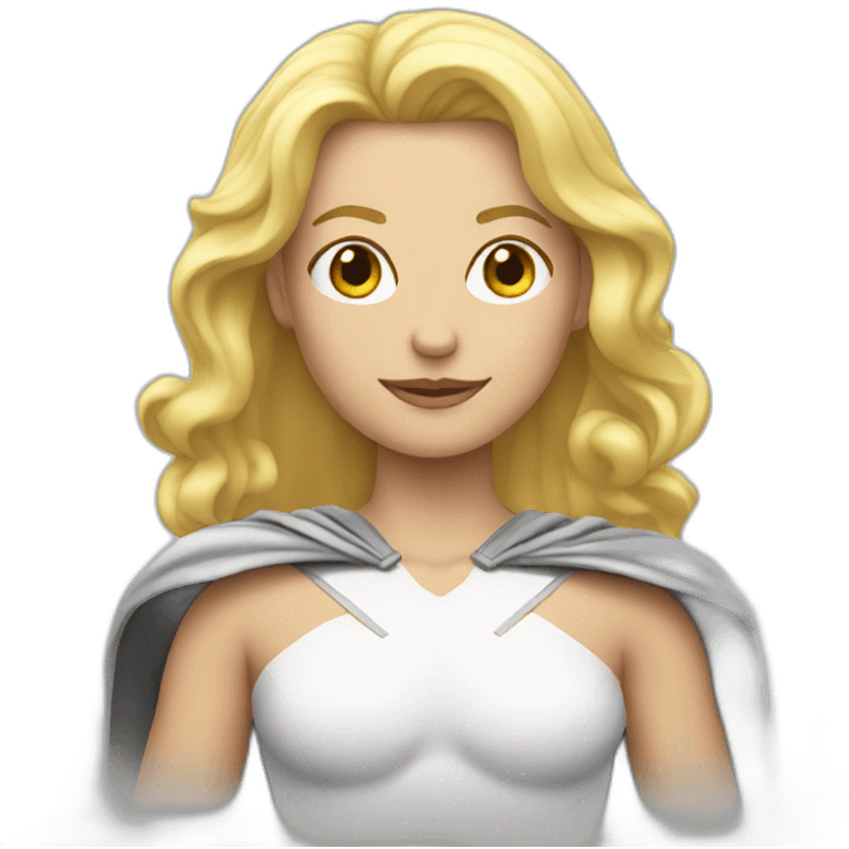 Blond Superhero emoji