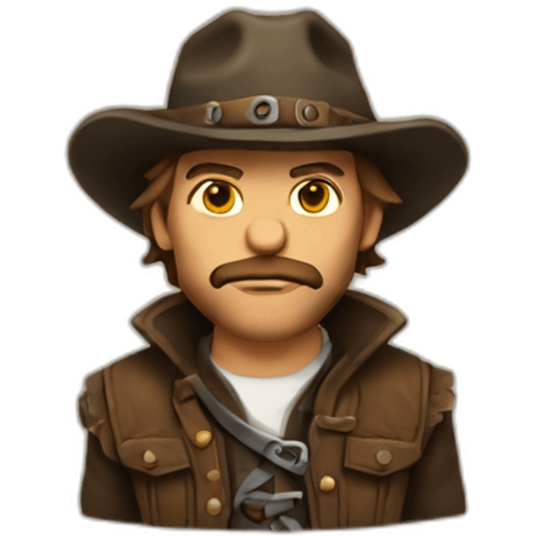 cute outlaw emoji