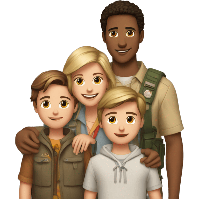 ben-with-millie-with-cole-with-scout emoji