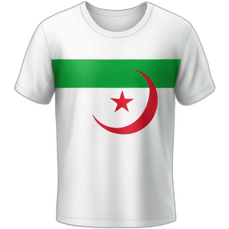 tee-shirt algeria emoji