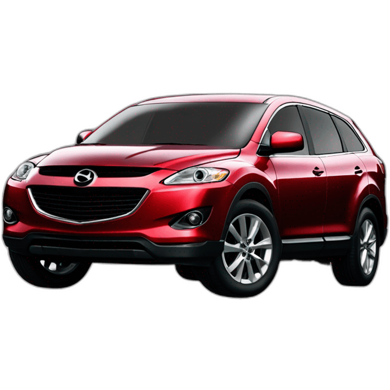 Mazda-CX9-2008-red emoji