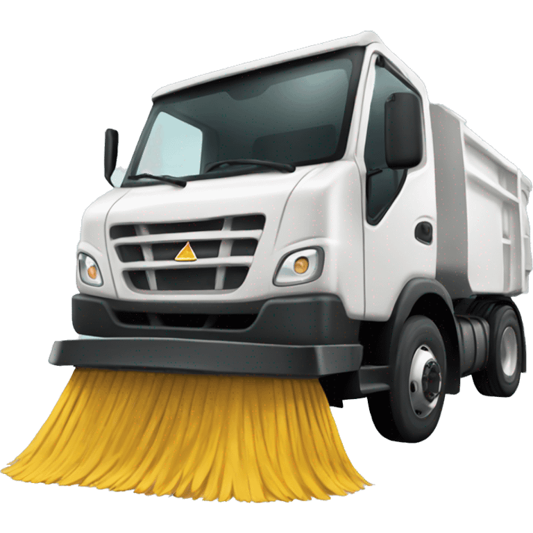 Street sweeper truck  emoji