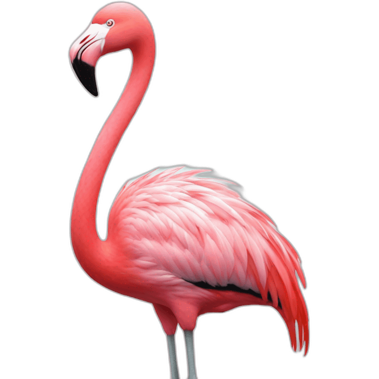 happy flamingo emoji