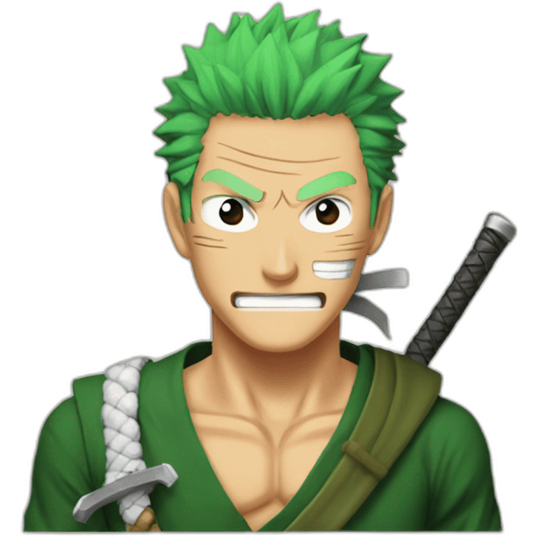 zoro from one piece emoji