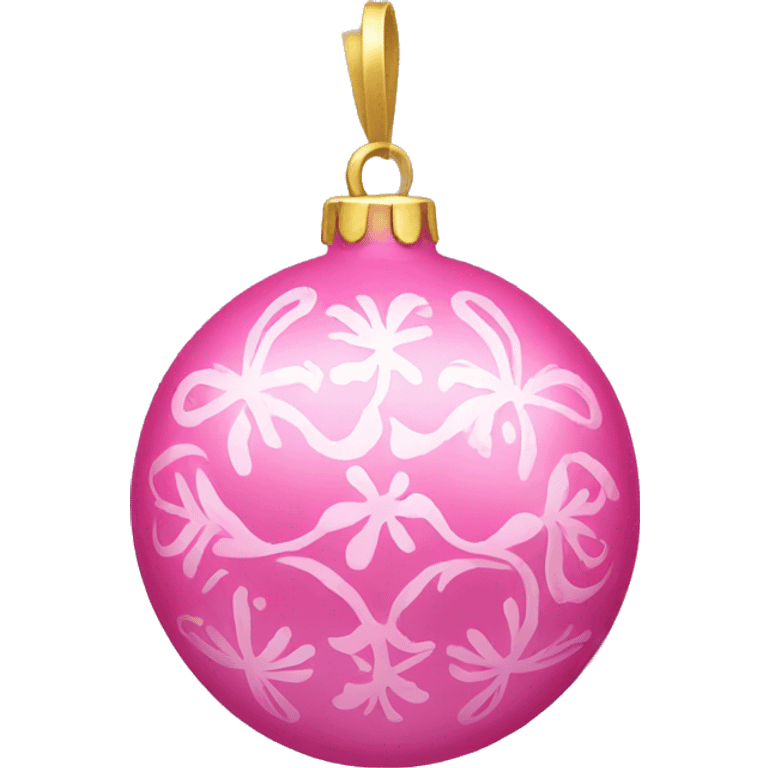 Pink ornaments  emoji