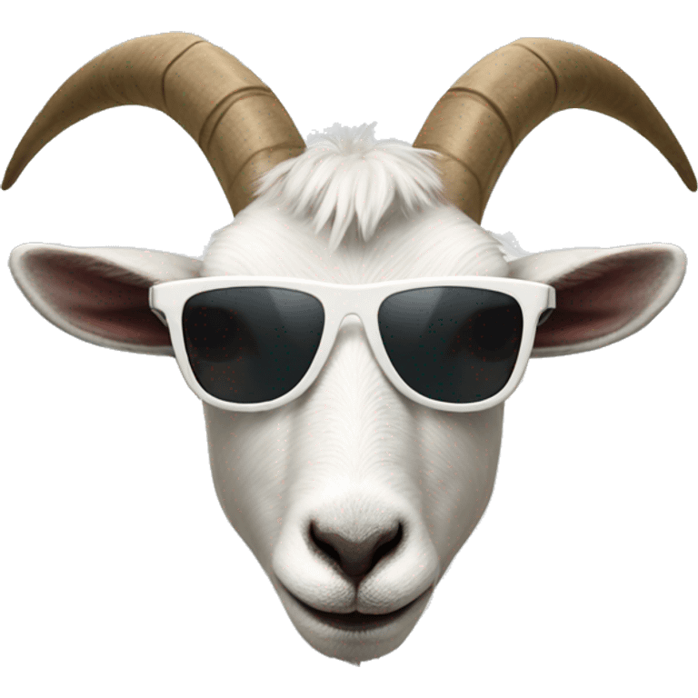 goat with sunglasses emoji