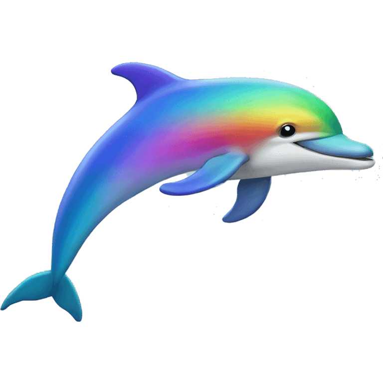 Rainbow dolphin  emoji