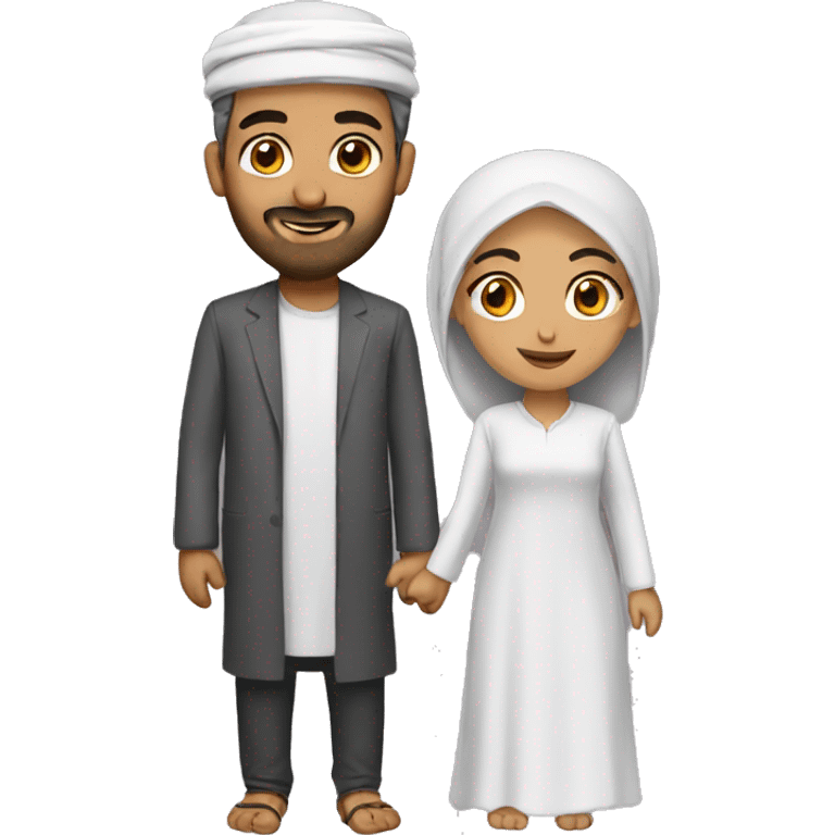 Arab couple  emoji