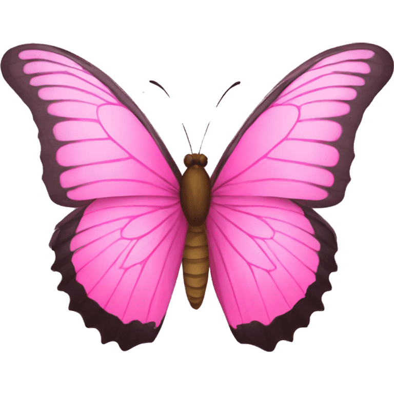 Butterfly pink emoji