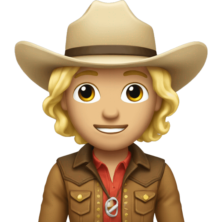 blonde cowboy  emoji