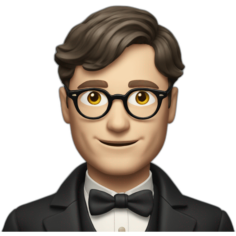 tommy shelby with glasses (happy) emoji