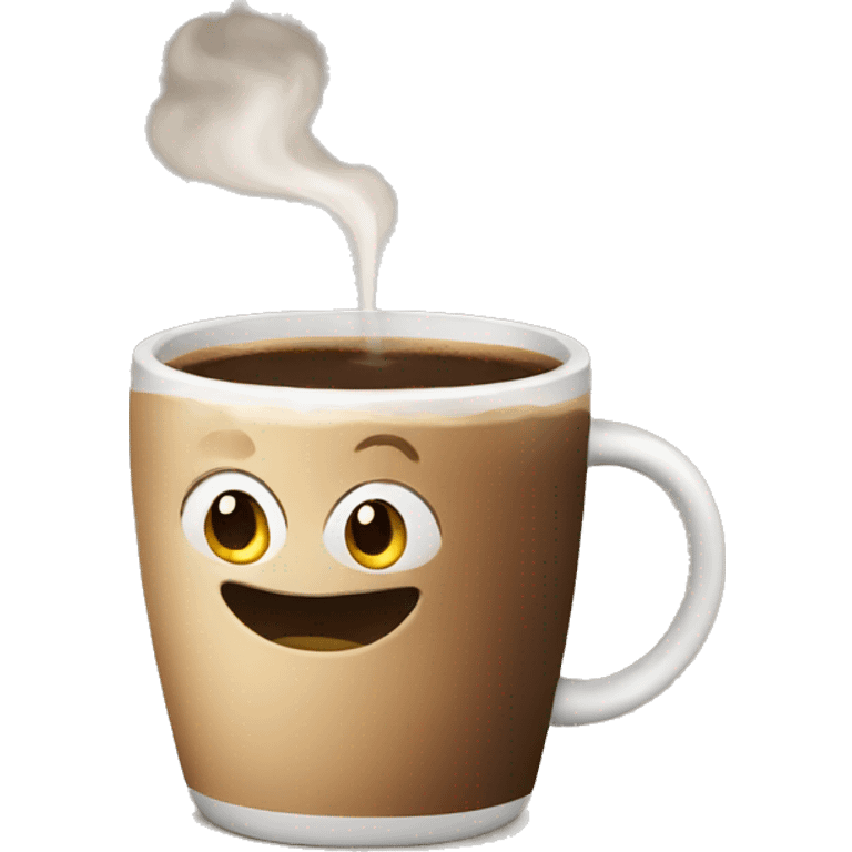 coffee drinking emoji