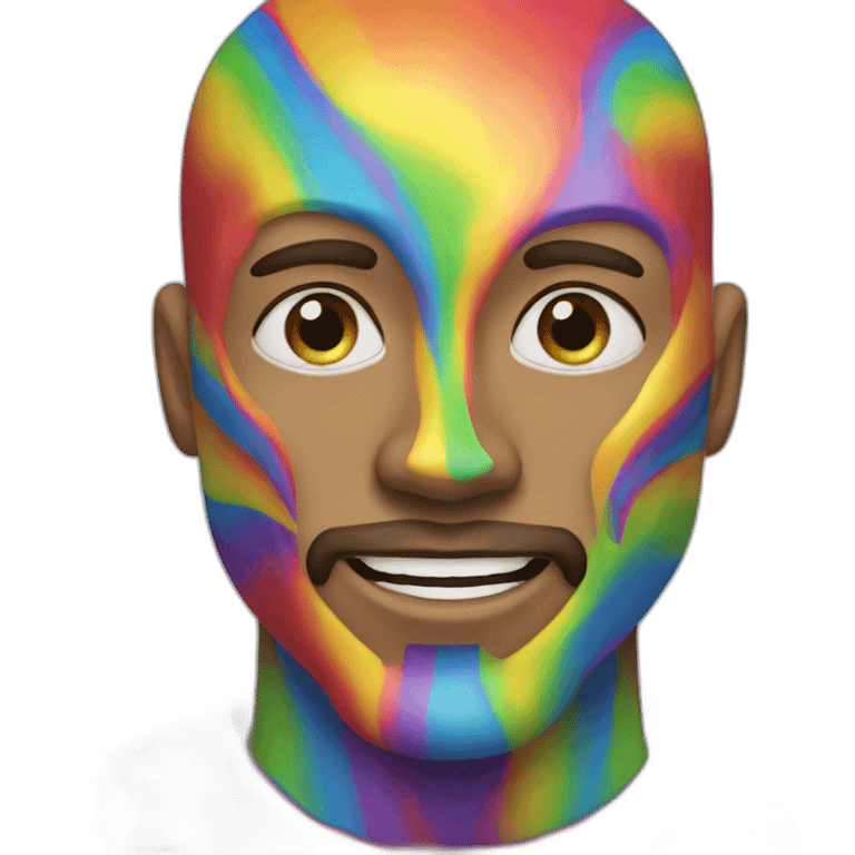 Rainbow man emoji