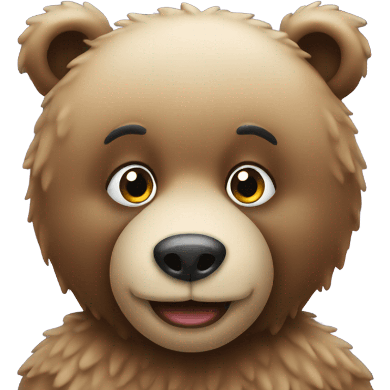 xmas bear emoji