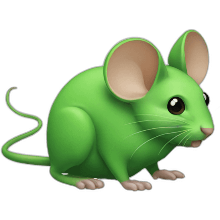 green mice emoji