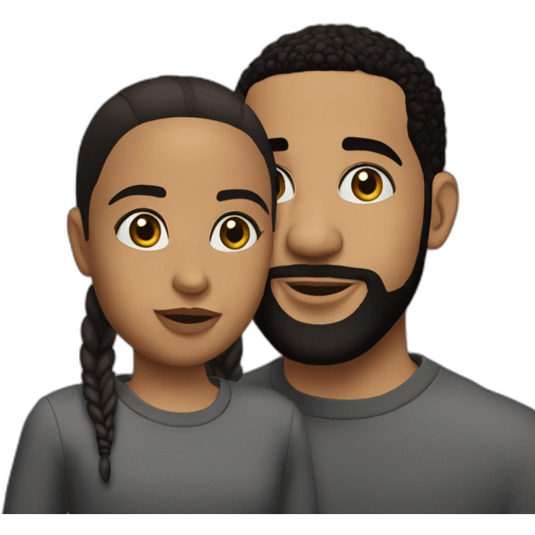 two twin Aubrey Drake Grahams emoji