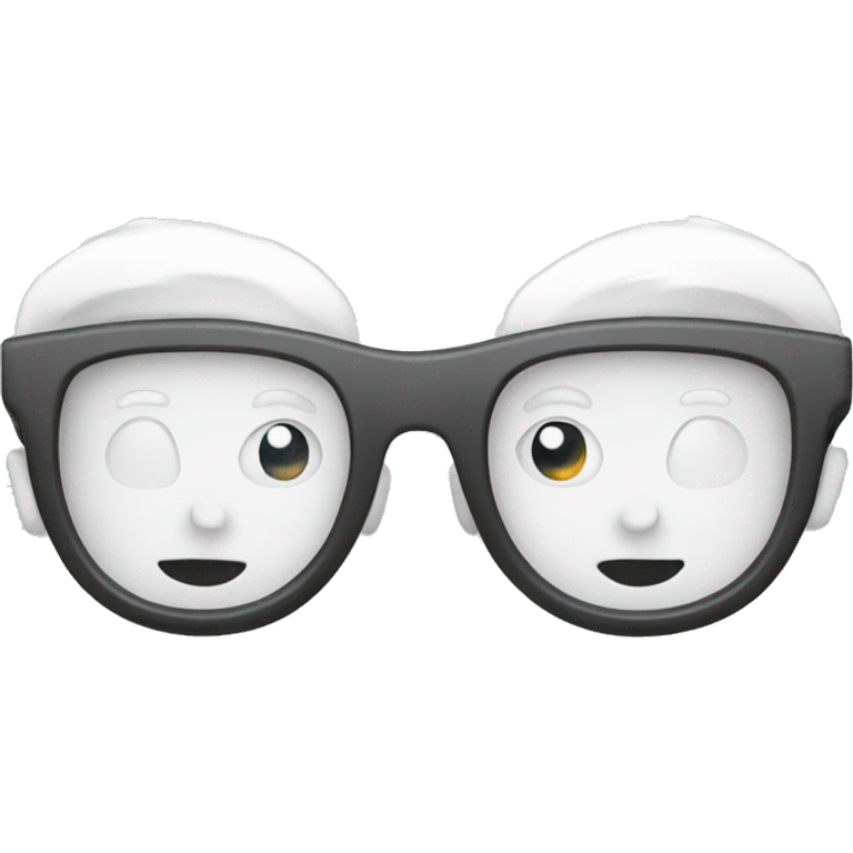 two white eine glases  emoji