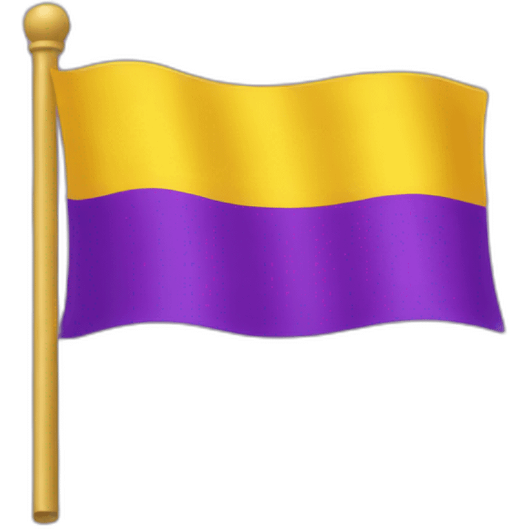 flag red yellow and purple emoji