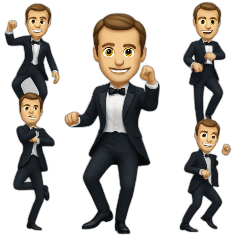 Macron qui dance emoji