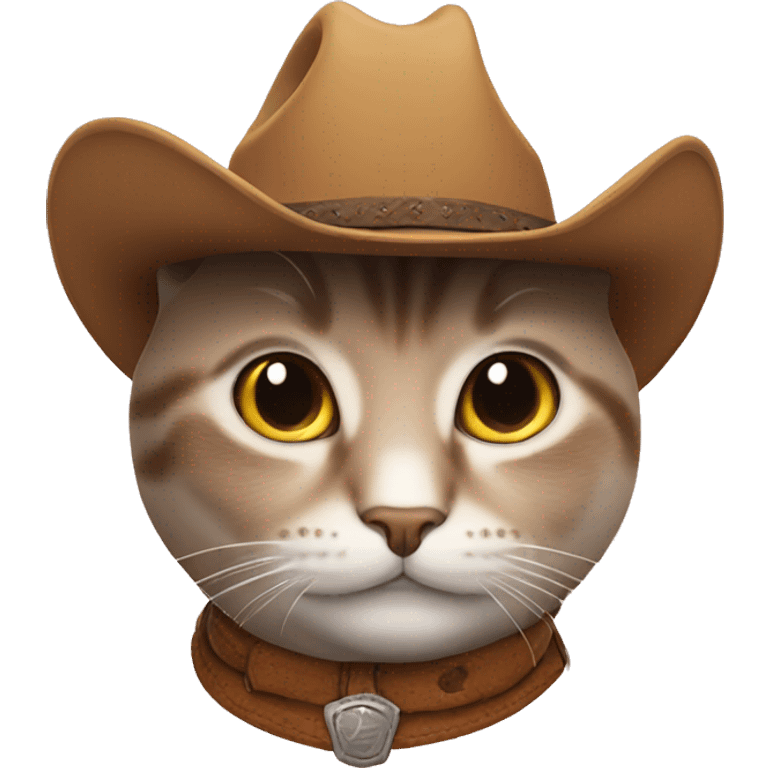 cat with cowboy hat emoji