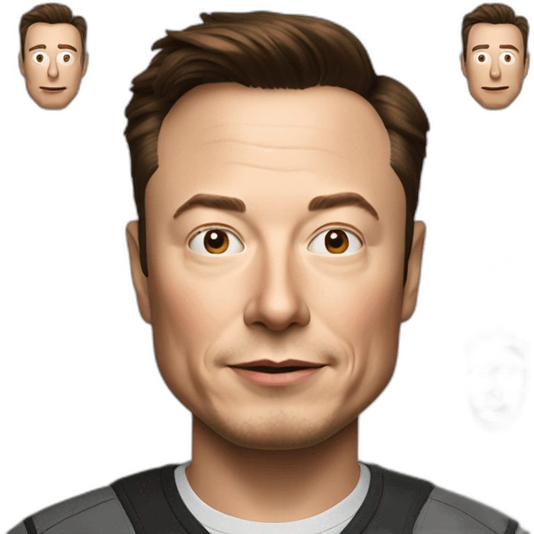 elon musk realistic emoji